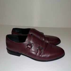ALDO genuine leather monk strap dress shoes